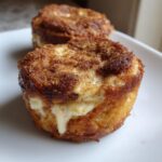 Air Fryer Cheesecake-Stuffed Doughnuts