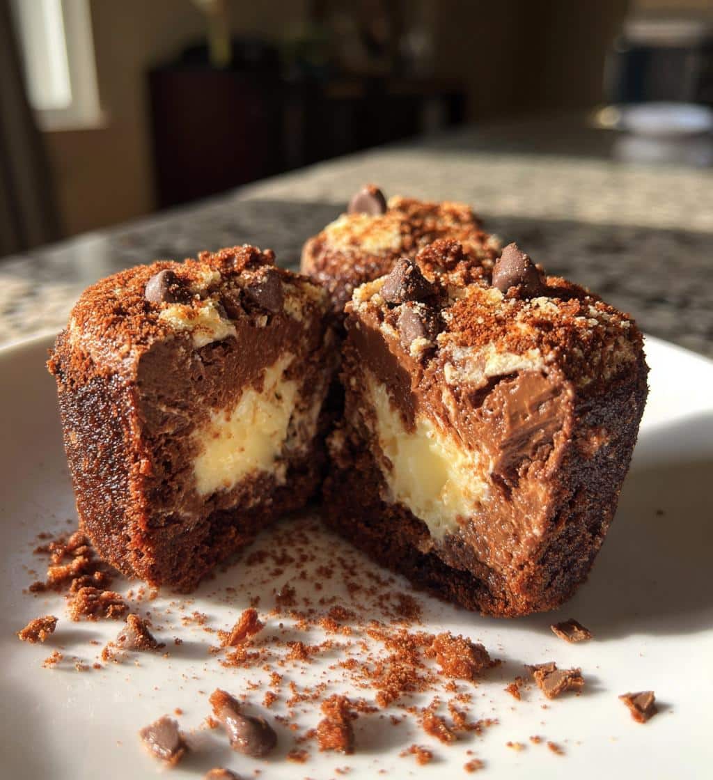 Air Fryer Chocolate Cheesecake Bites