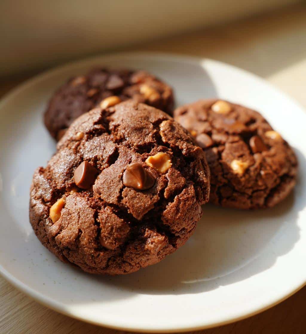 Air Fryer Chocolate Peanut Cookies - detail 1