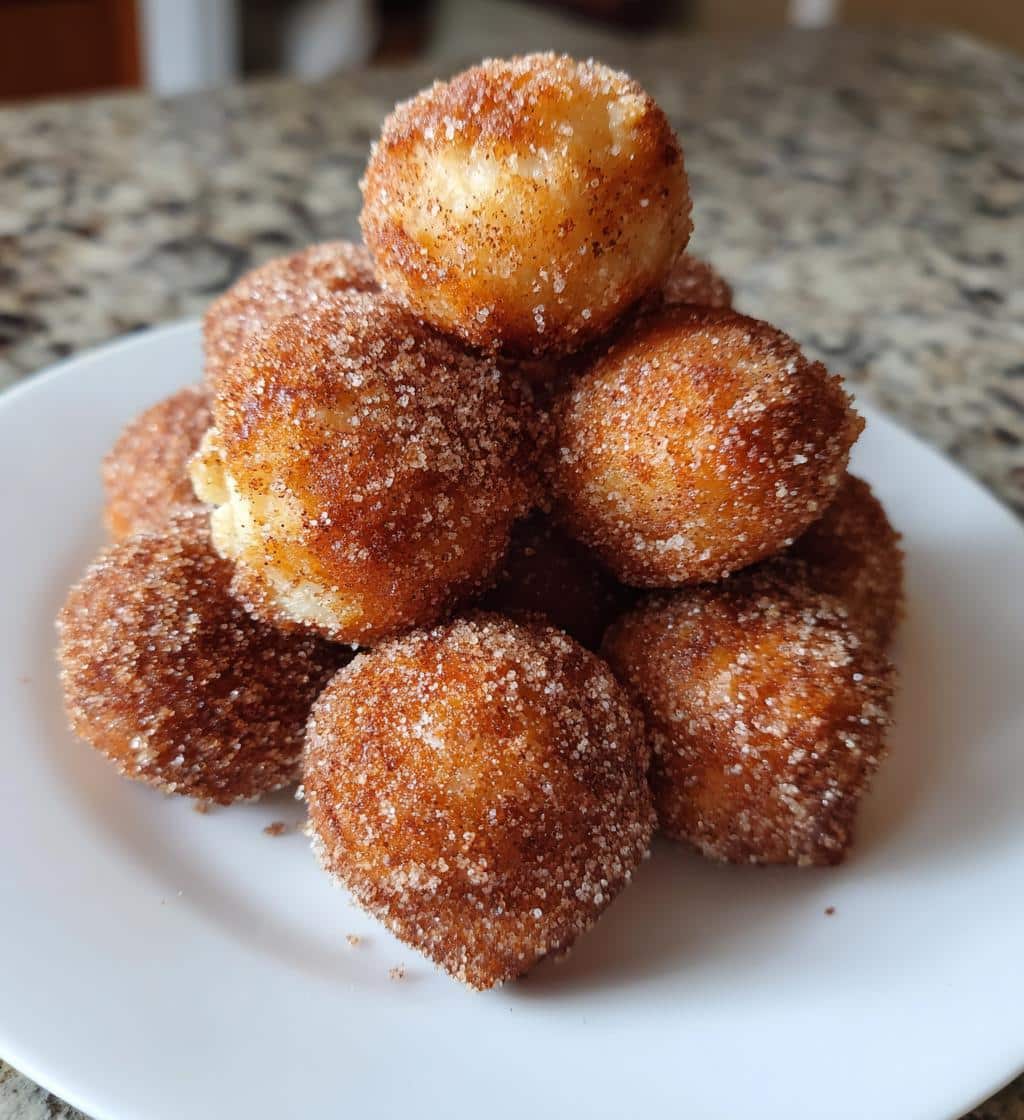 Air Fryer Cinnamon Donut Bites - detail 1