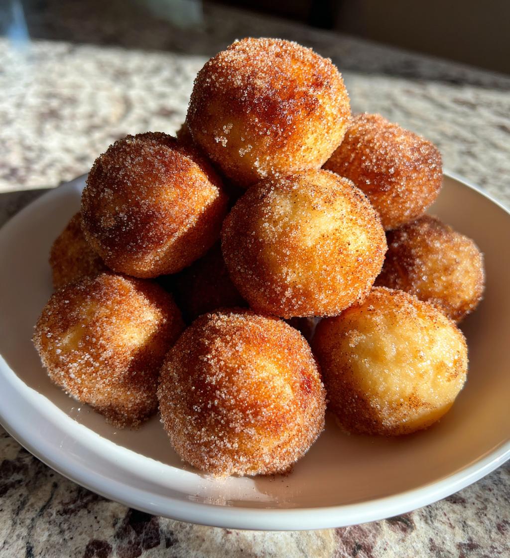 Air Fryer Cinnamon Donut Bites