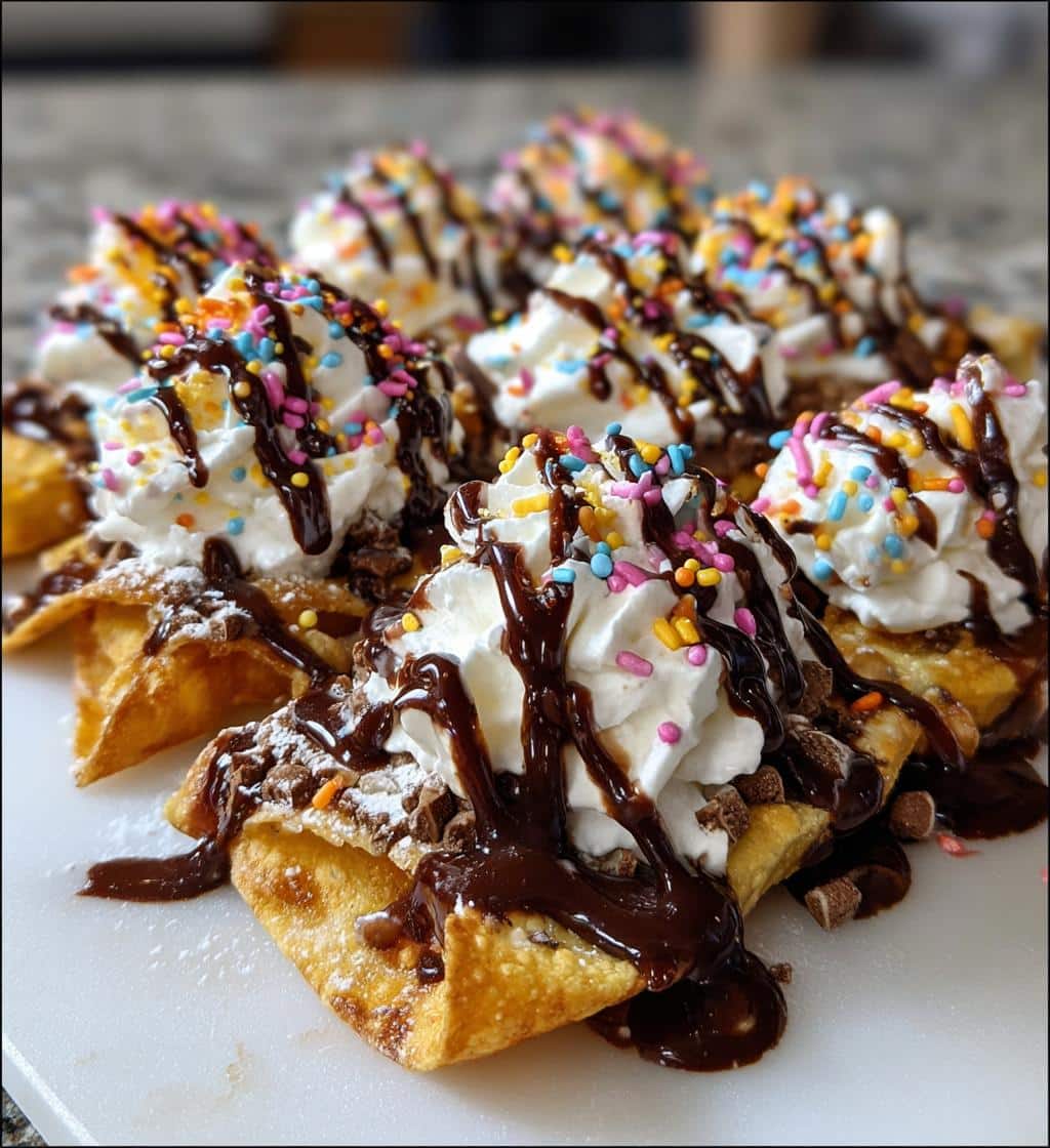 6-Minute Air Fryer Dessert Nachos That'll Make You Melt 4 Air Fryer Dessert Nachos - detail 1