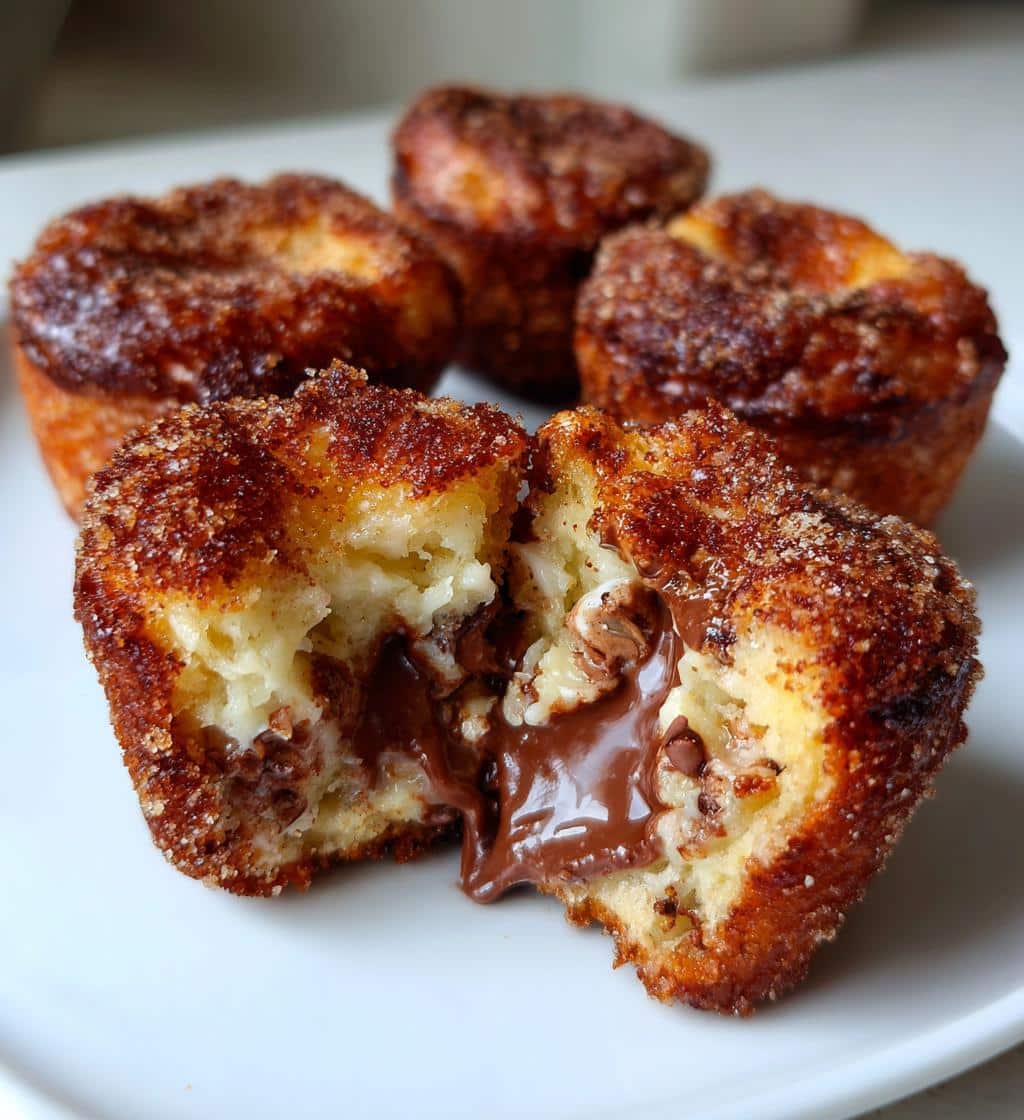 Air Fryer Donut Dessert Cups