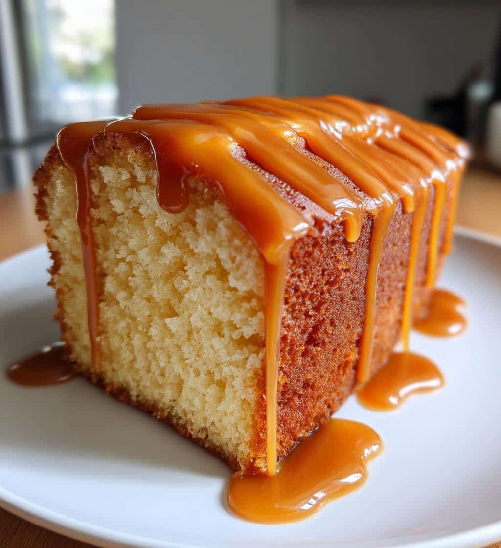 Air Fryer Dulce de Leche Cake - detail 1