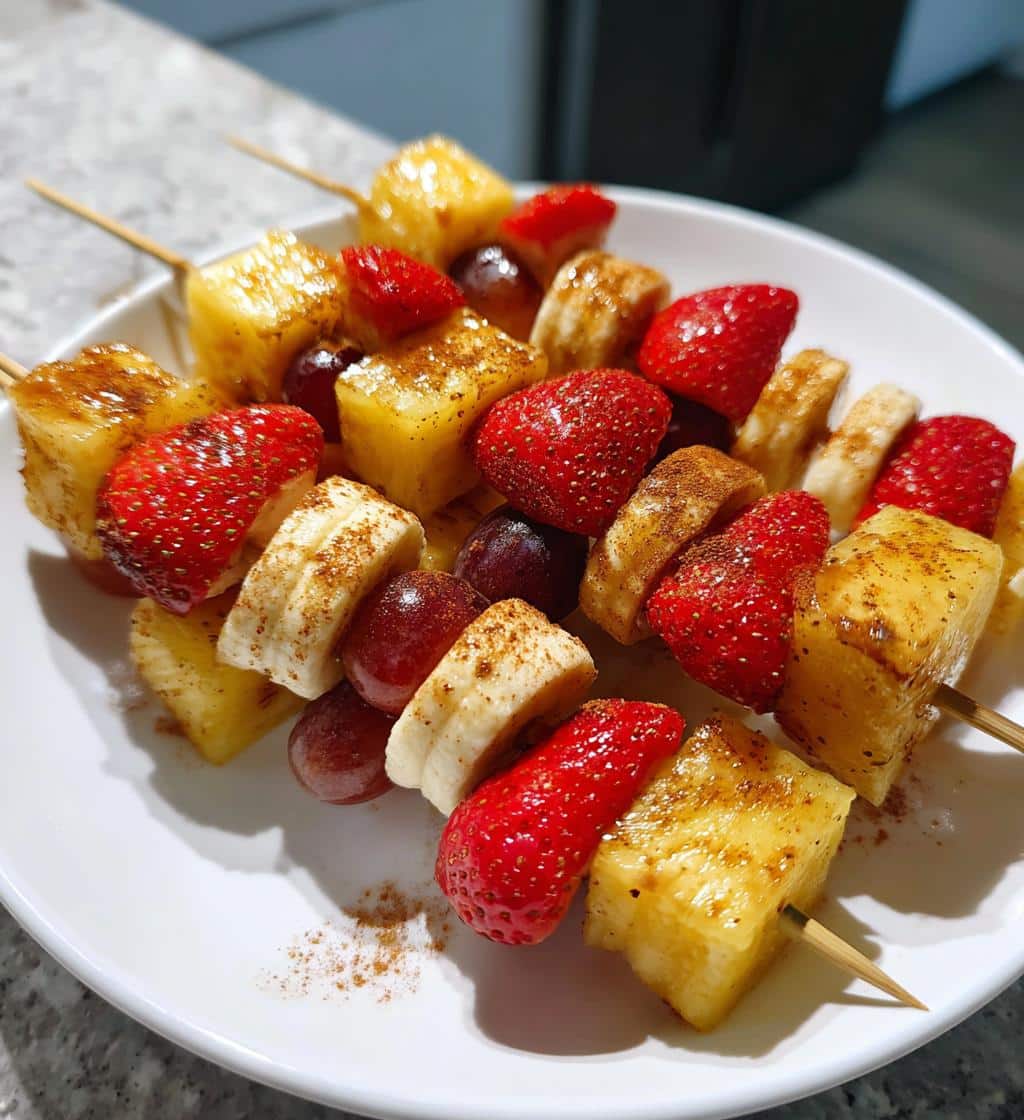 Air Fryer Fruit Kabobs - detail 1