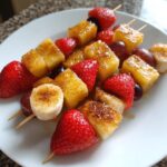 Air Fryer Fruit Kabobs