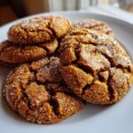 Air Fryer Ginger Molasses Cookies