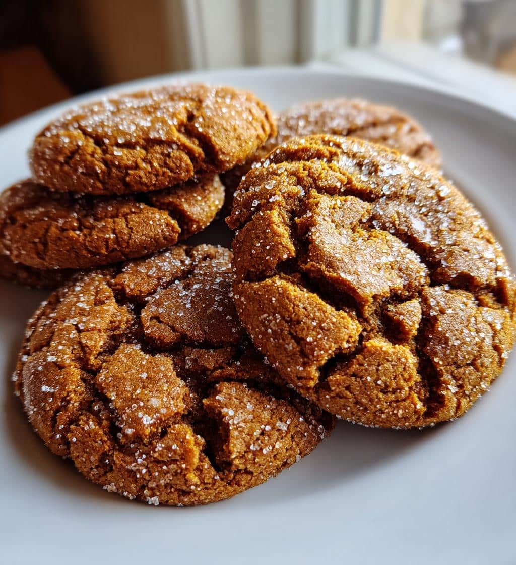 Air Fryer Ginger Molasses Cookies