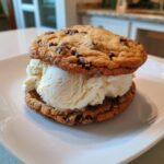 Air Fryer Ice Cream Cookie Sandwiches
