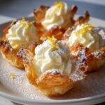Air Fryer Lemon Mousse Bites