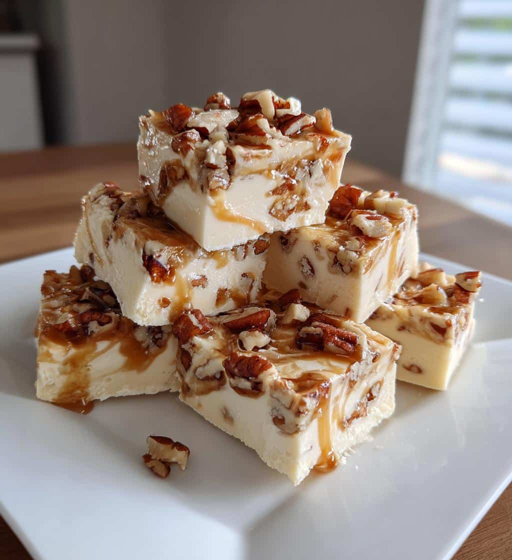Air Fryer Maple Pecan Fudge - detail 1