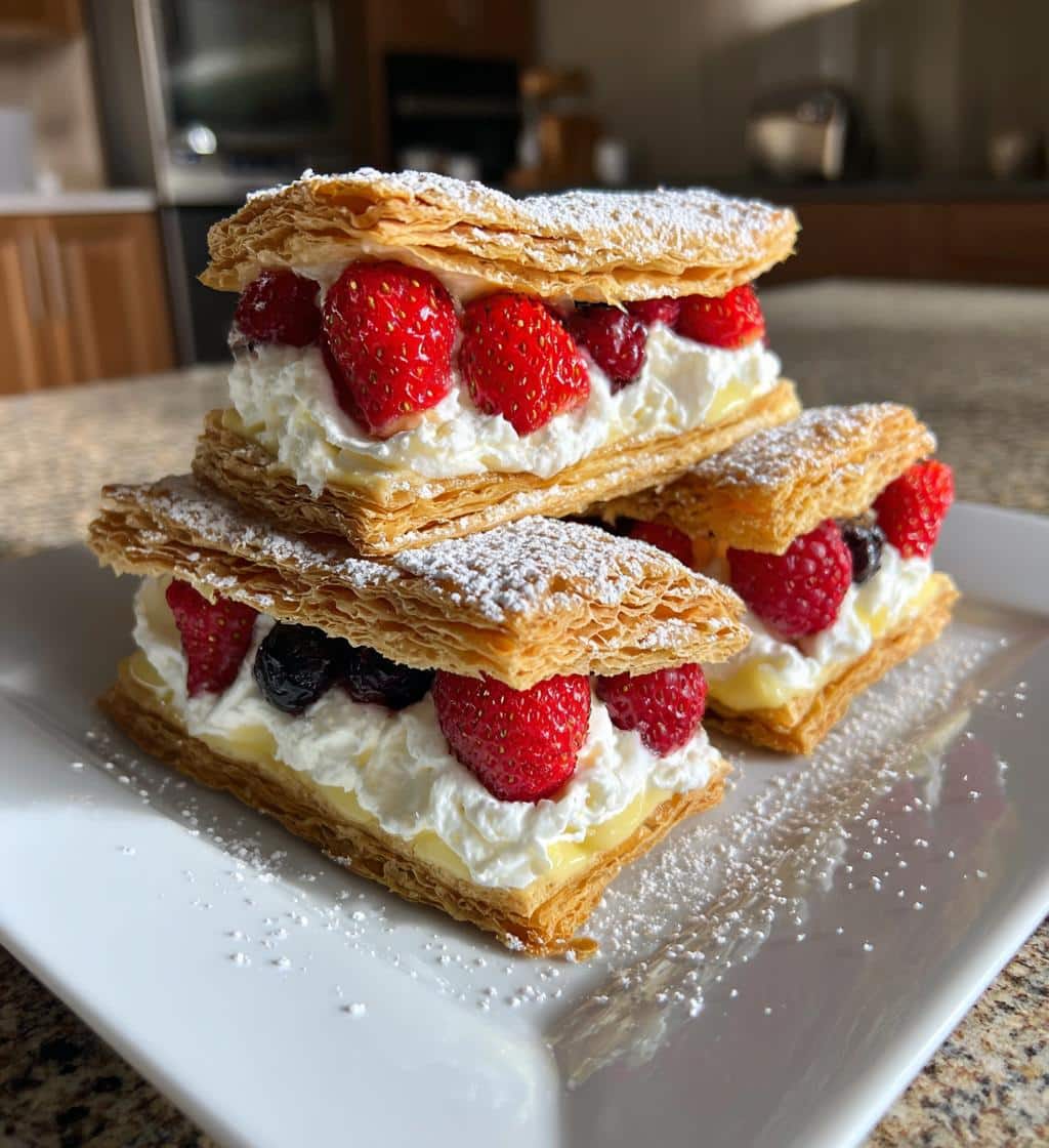 Air Fryer Mille-Feuille Pastries - detail 1