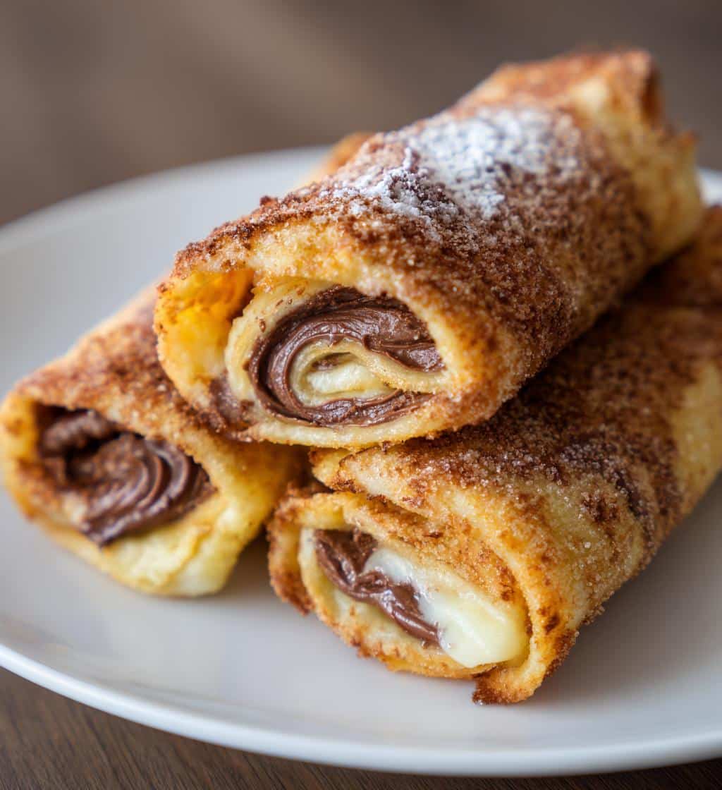 Air Fryer Nutella Roll-Ups