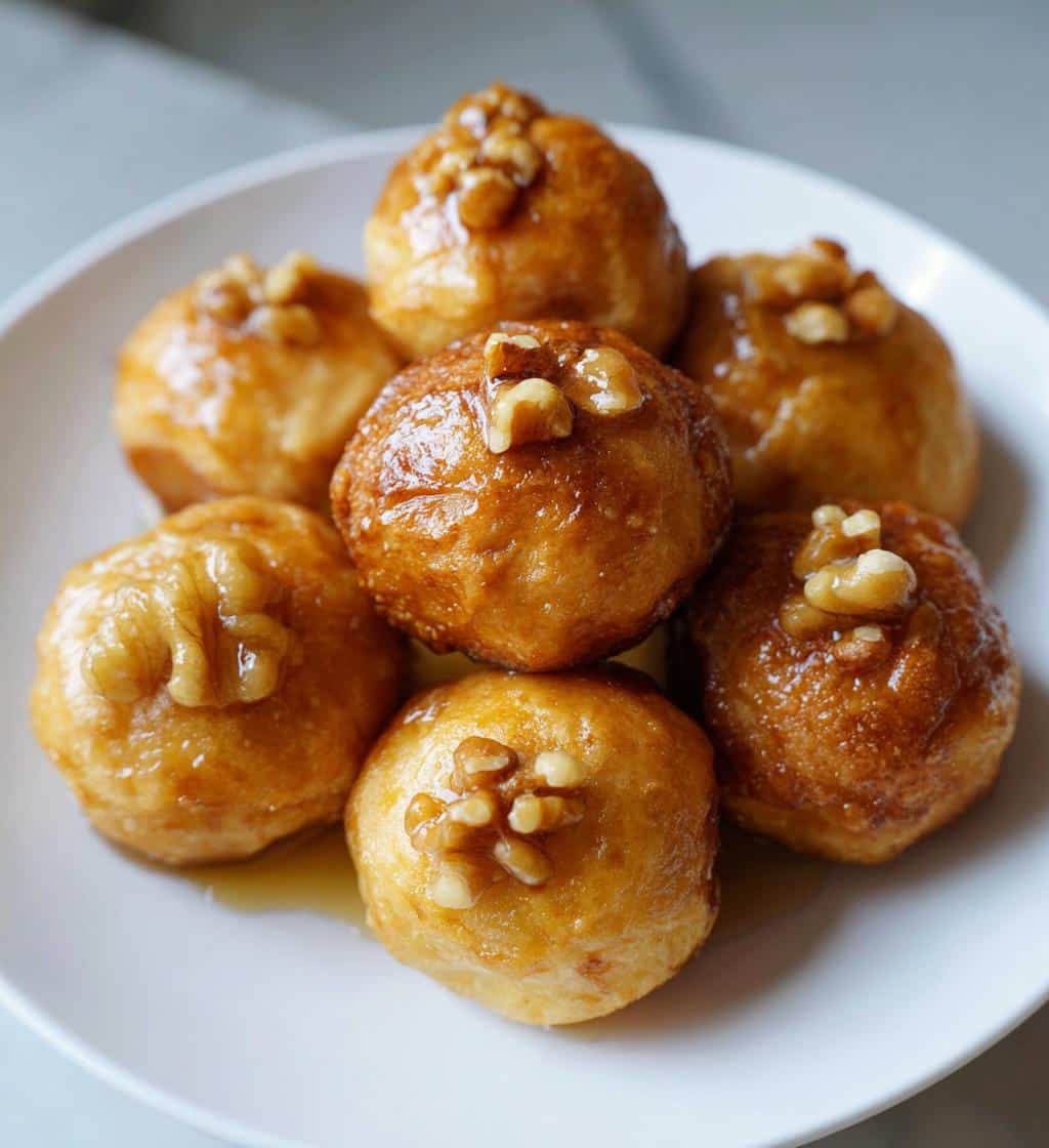 Air Fryer Nutty Honey Balls