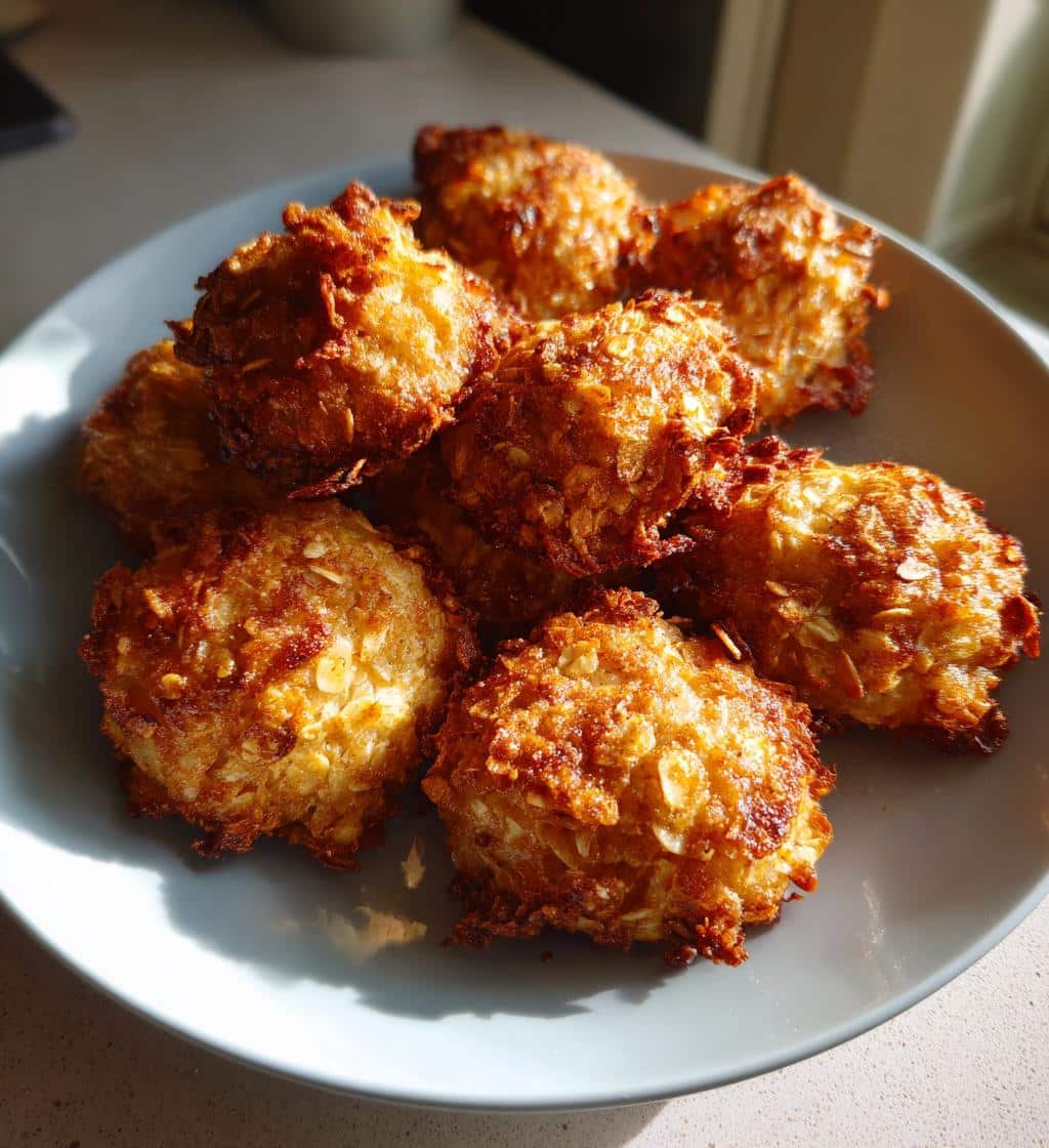Air Fryer Oatmeal Apple Fritters - detail 1