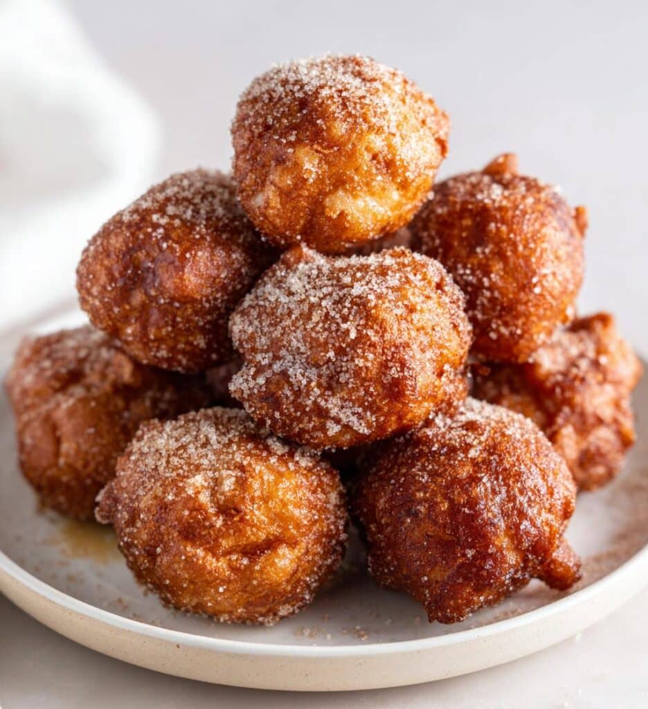 Air Fryer Oatmeal Apple Fritters