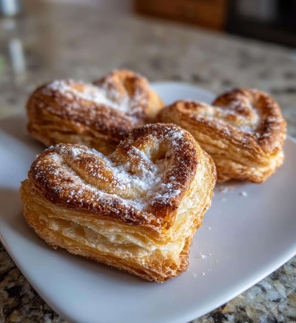 Air Fryer Puff Pastry Hearts