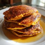 Air Fryer Pumpkin Pancakes