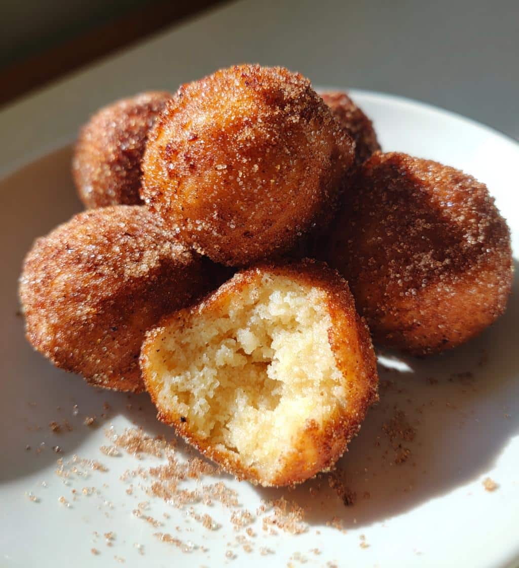 1-Minute Air Fryer Sugar Donut Holes - Irresistibly Easy Bliss 4 Air Fryer Sugar Donut Holes - detail 1