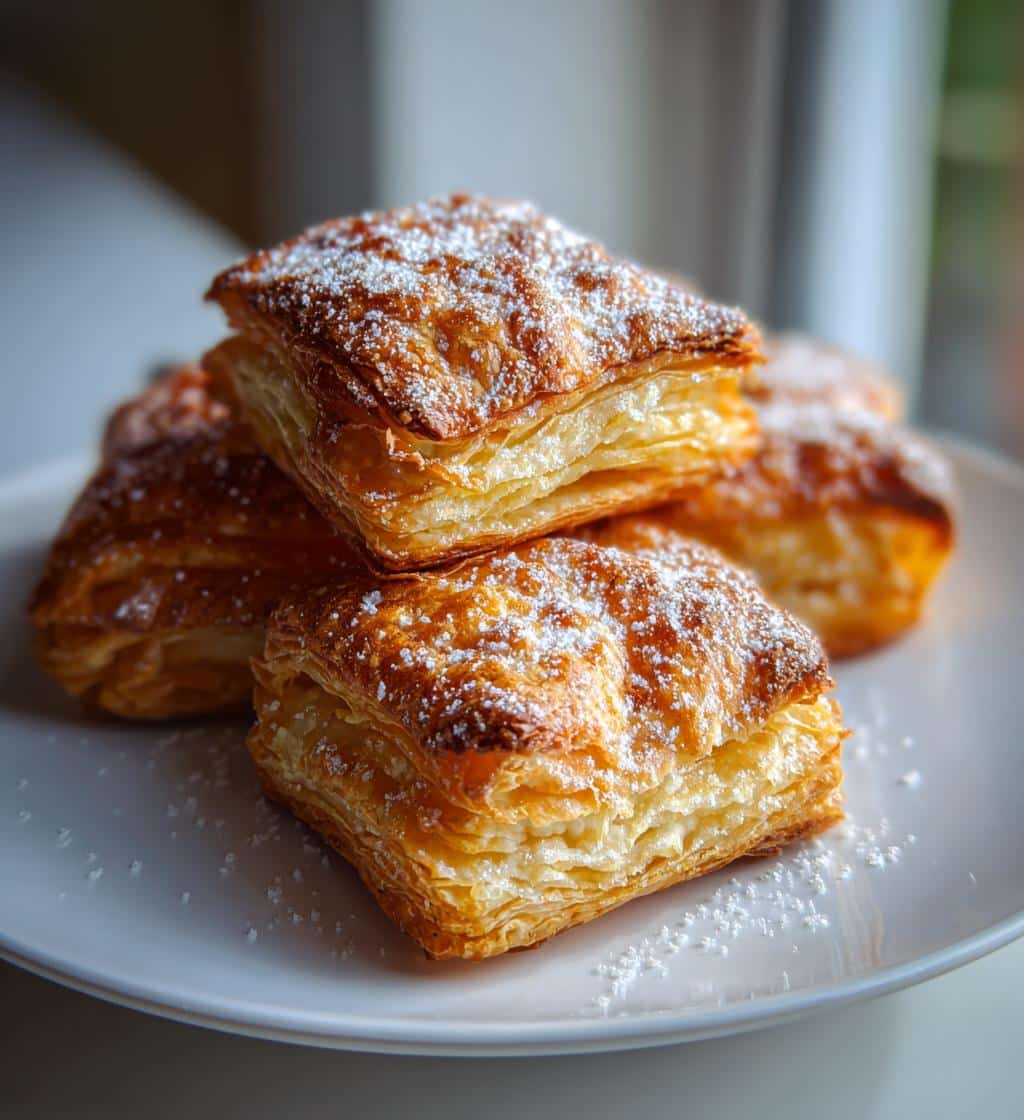 Air Fryer Sugar Puff Pastry Treats