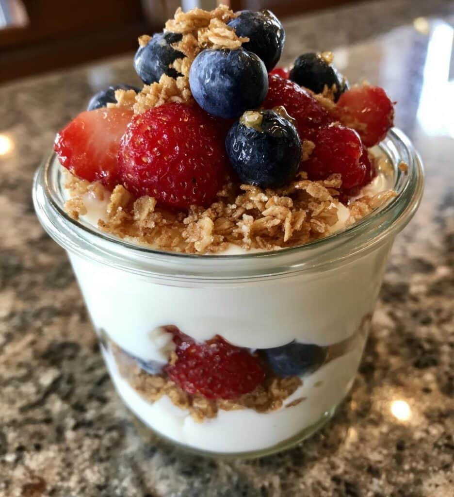 Air Fryer Yogurt Parfait Cups