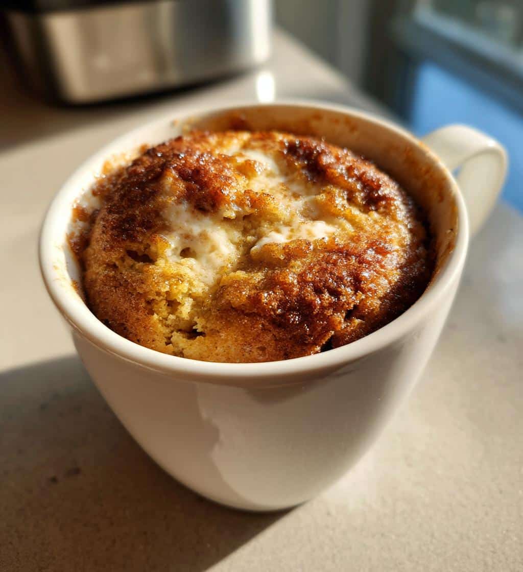 air fryer mug cookie 3 ingredient