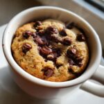 air fryer mug cookie from scratch