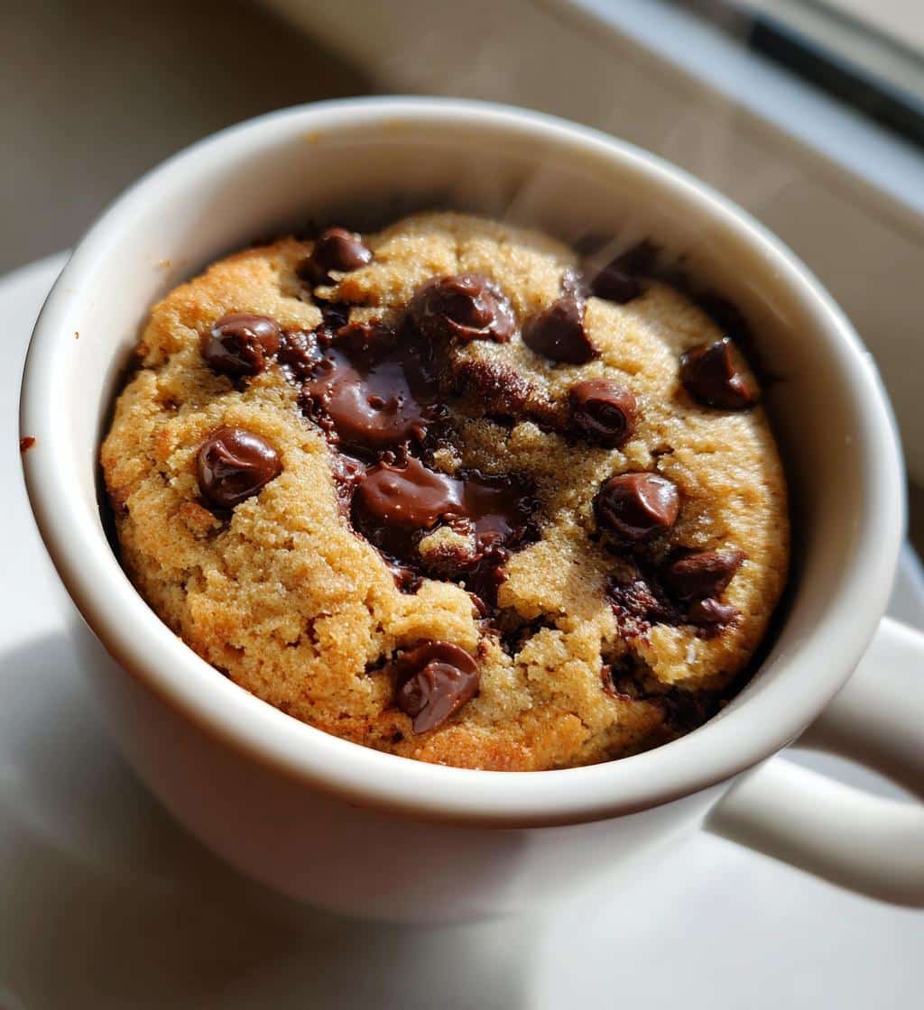 air fryer mug cookie from scratch