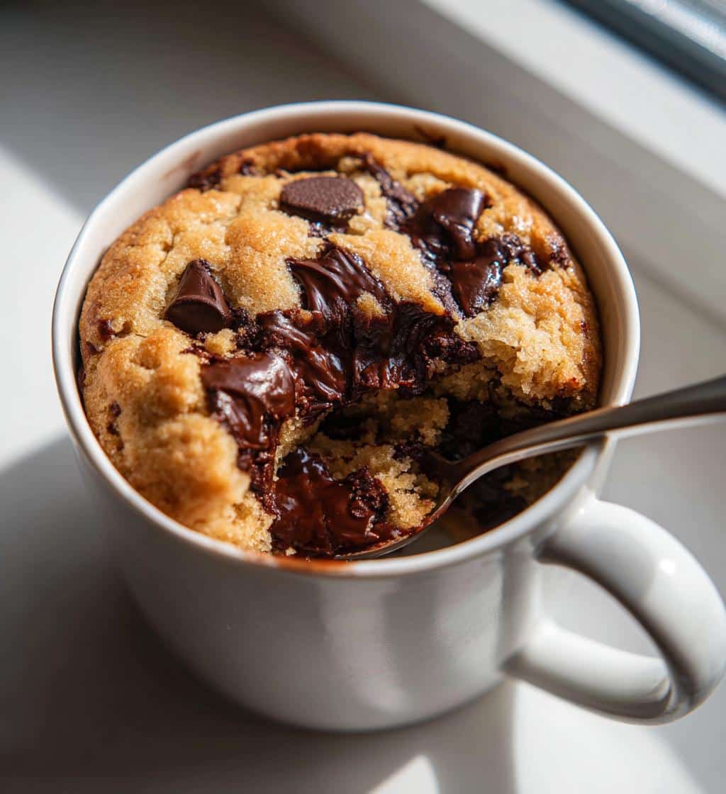 air fryer mug cookie healthy - detail 1