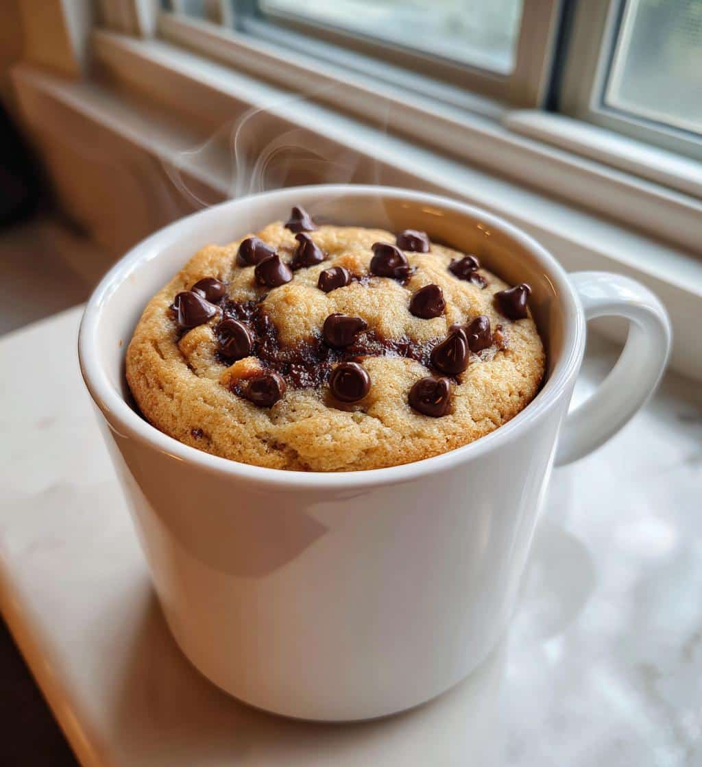 air fryer mug cookie single serve - detail 1