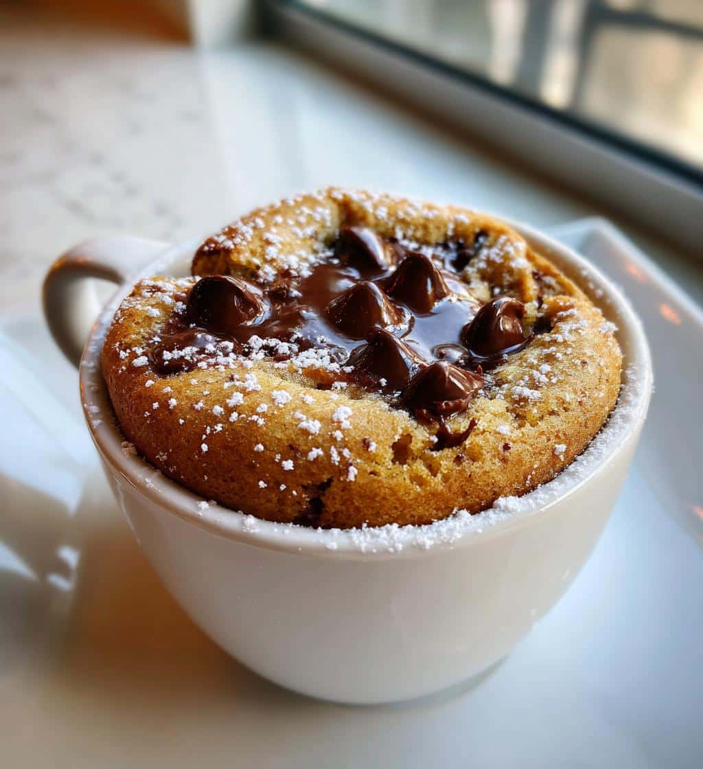 air fryer mug cookie valentines day