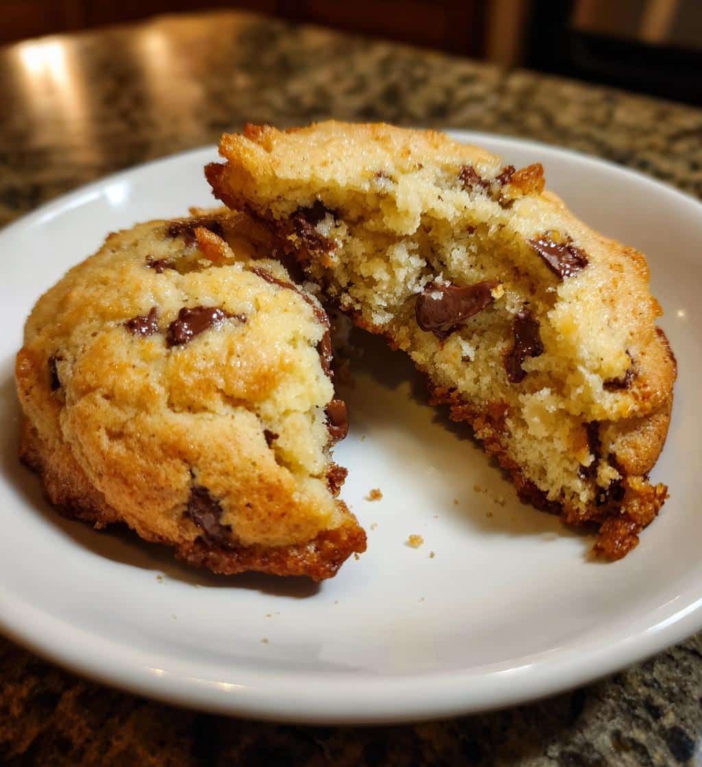 air fryer mug cookie with biscuit dough - detail 1