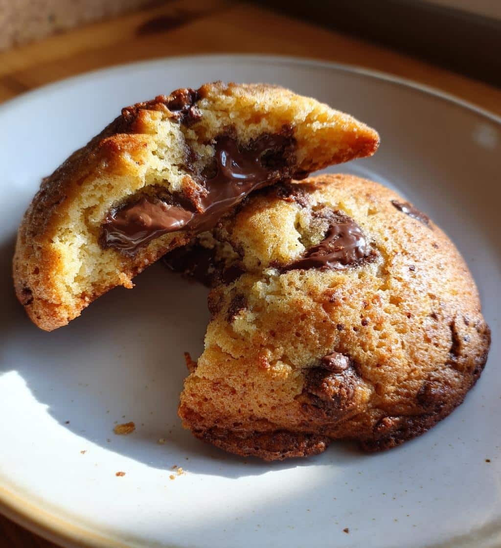 air fryer mug cookie with biscuit dough
