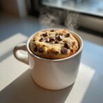 air fryer mug cookie with cake mix