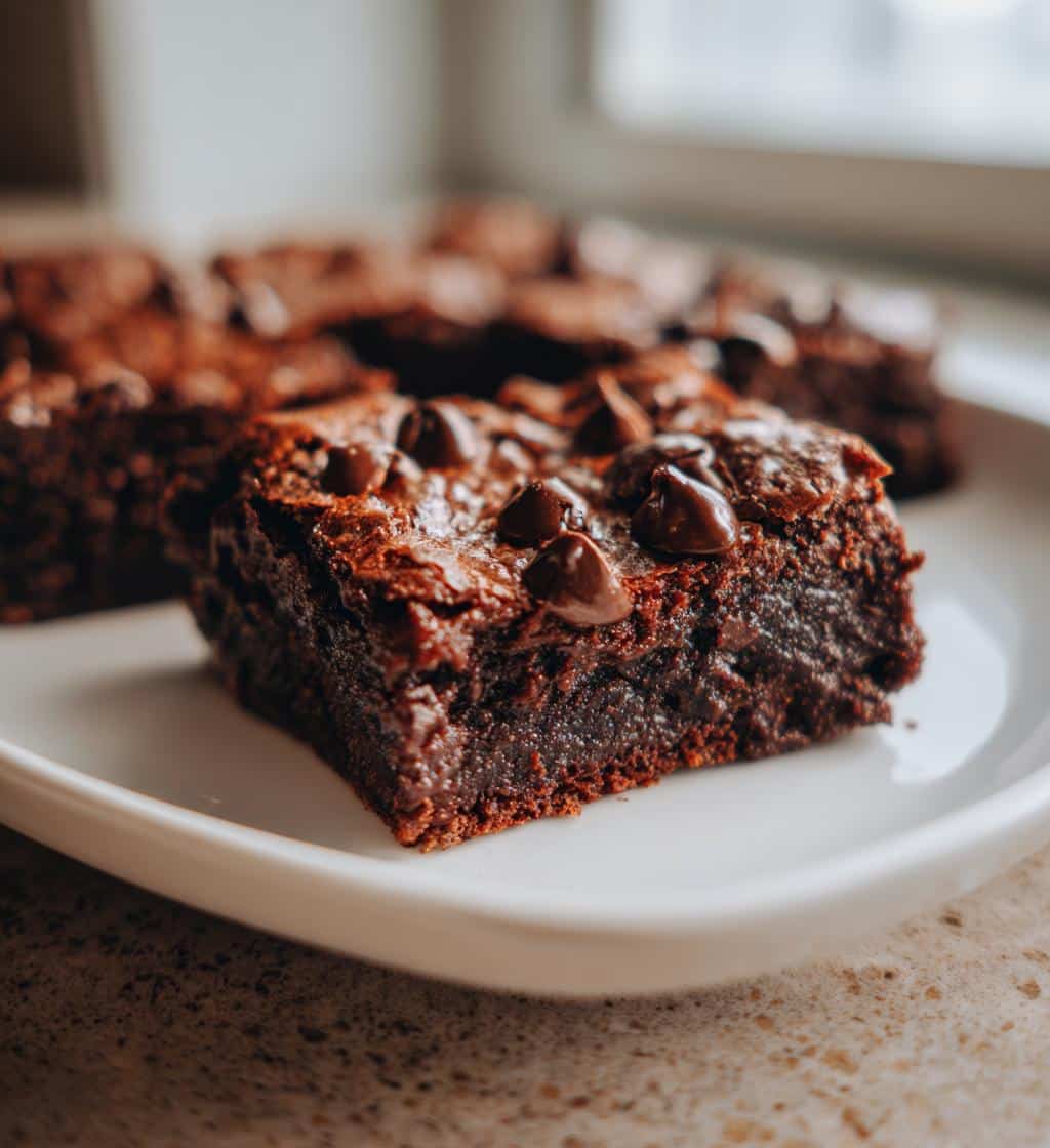 air fryer protein brownies gooey