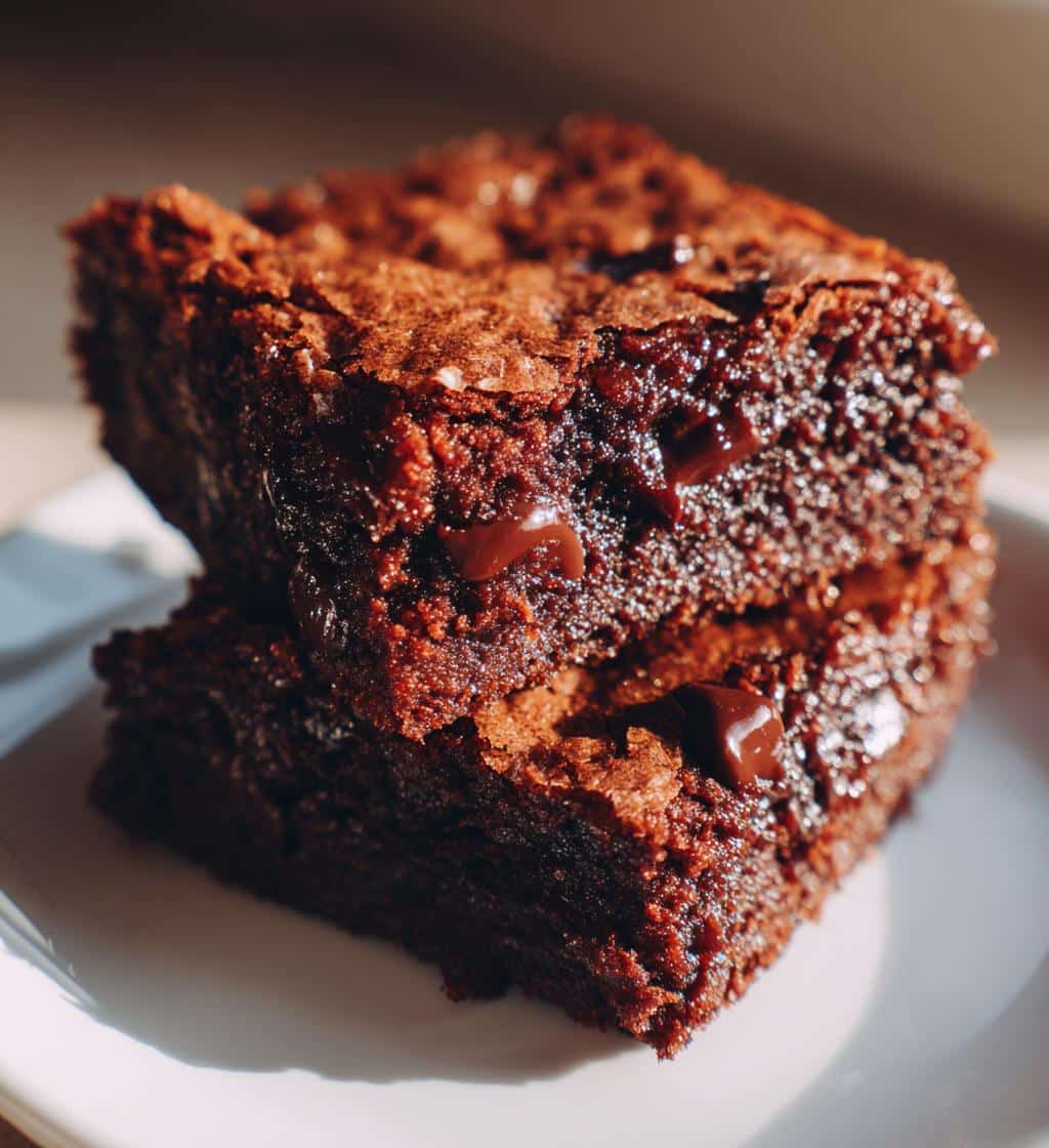 air fryer protein brownies small batch - detail 1