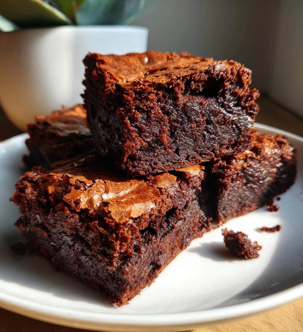 air fryer protein brownies winter dessert - detail 1