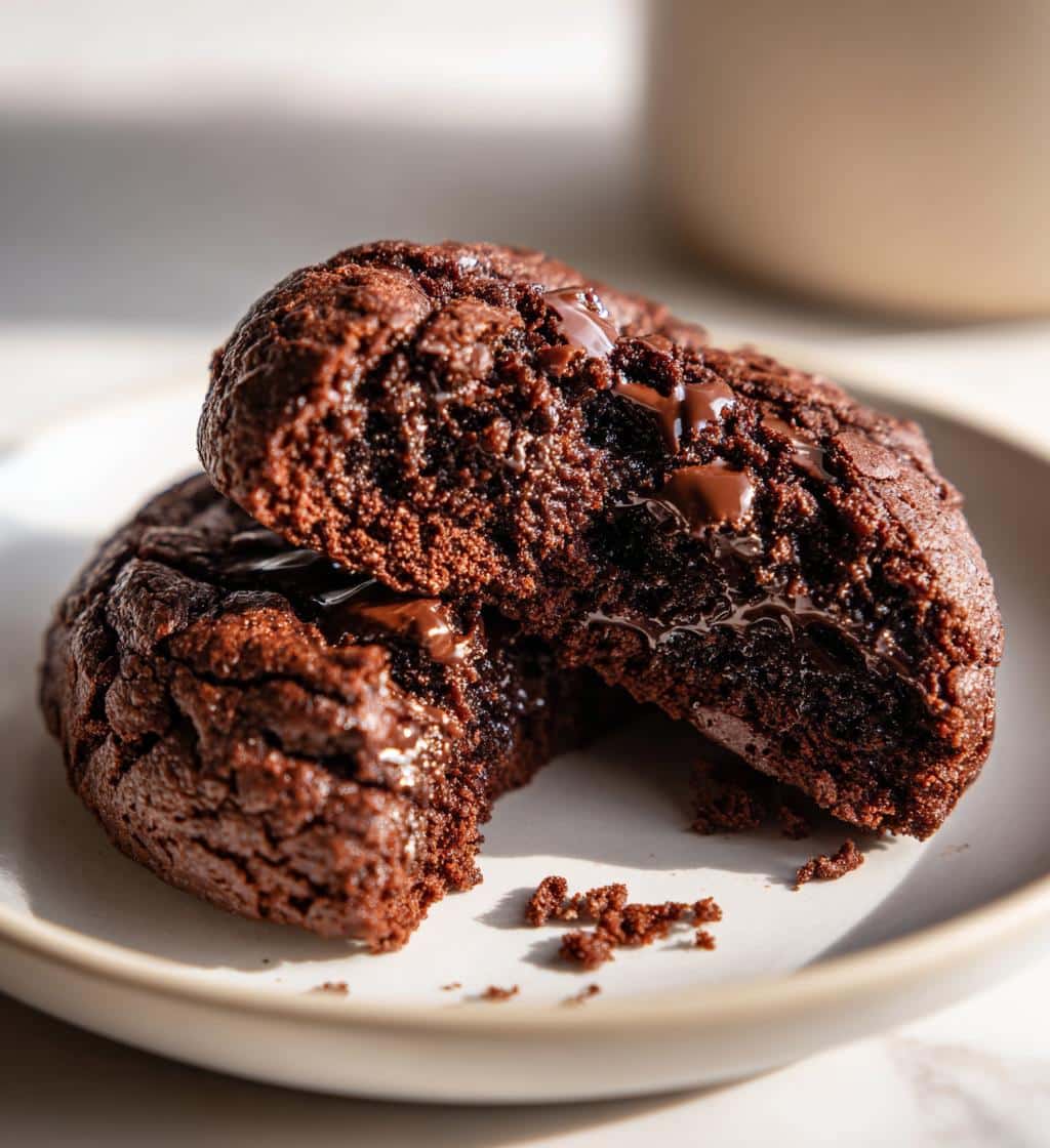 air fryer protein brownies with biscuit dough