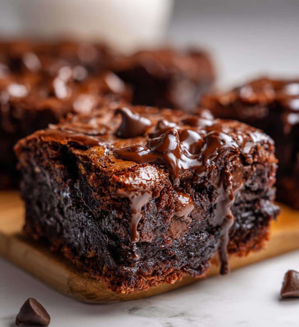 air fryer protein brownies with crescent rolls - detail 1