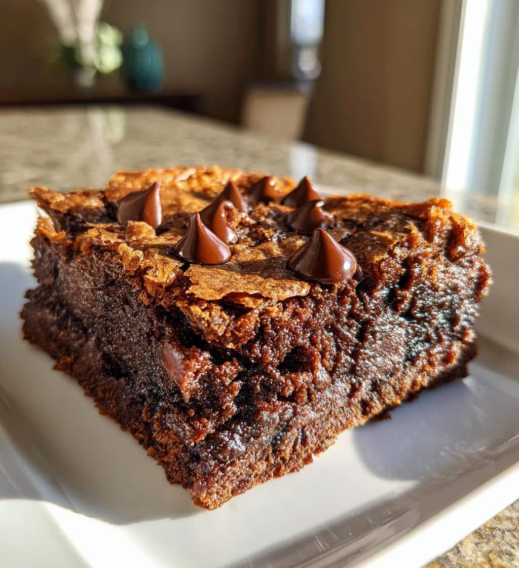 air fryer protein brownies with puff pastry - detail 1